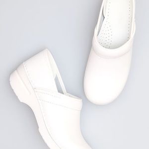 *Gently Used* White Dansko Nursing Clogs Size 38
